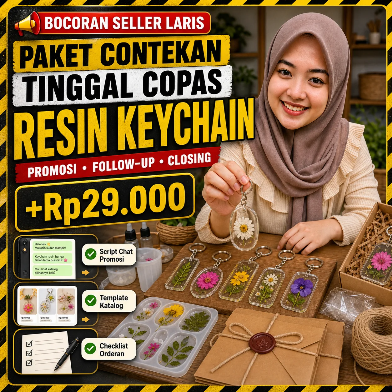Bocoran Seller Laris untuk perajin Resin Keychain